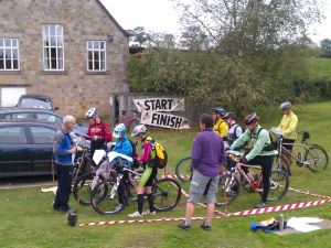 Bike 3 Fountains Abbey Start