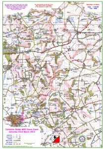 2013 Yorkshire Wolds - Event 5 October 2013 - Blank Map Preview