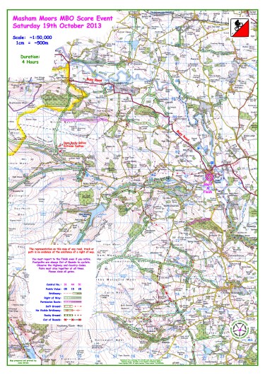 2013 Masham 50000 Working Drawing without Controls 12th October