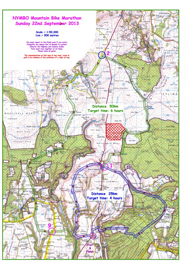 2013 Moors Marathon C and D Working Drawing