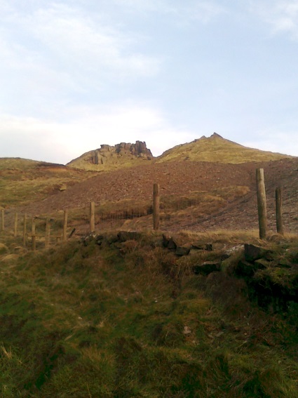 View of the Wainstones from Broughton Bank