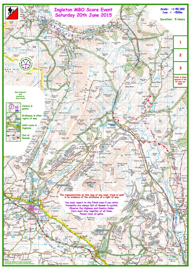 Ingleton Blank Map