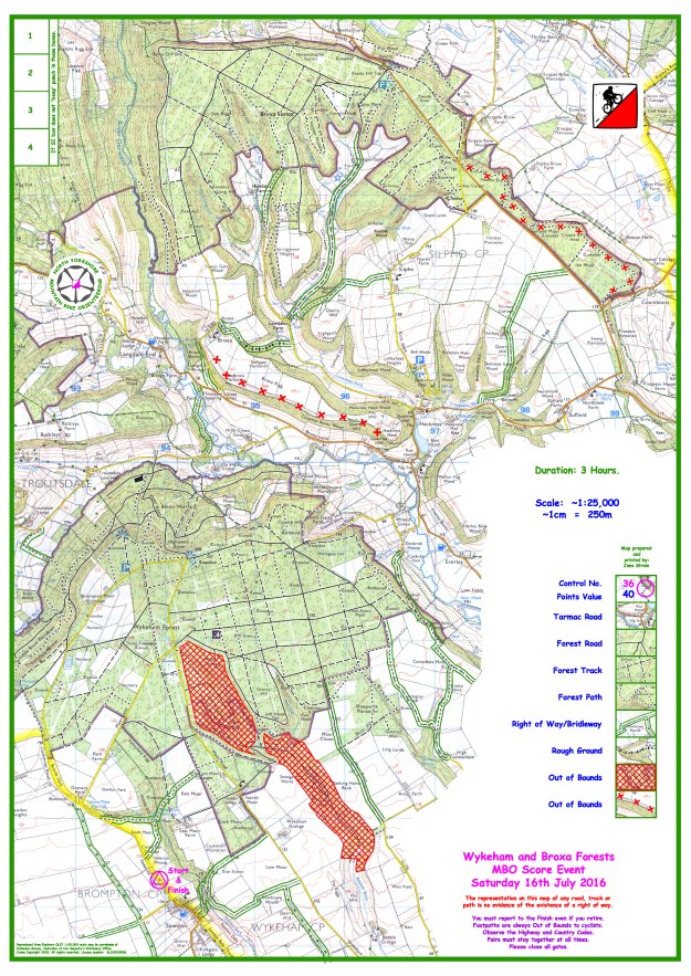 2016 Wykeham and Broxa 25000 Working Drawing without Controls 5th July