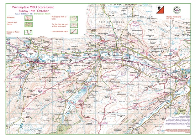 14 October 2018 Course Map