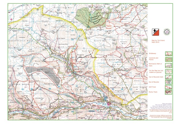 Swaledale Saturday map