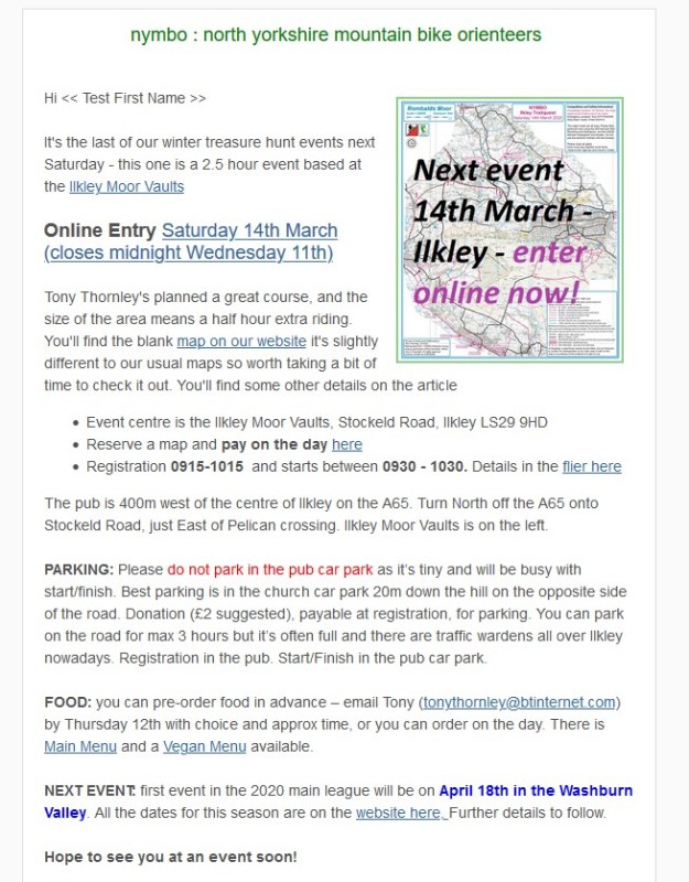 Copy of Mailchimp email