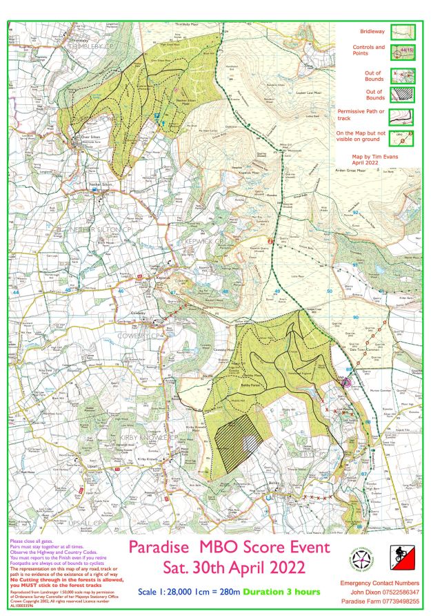 30 April 2022 Course map