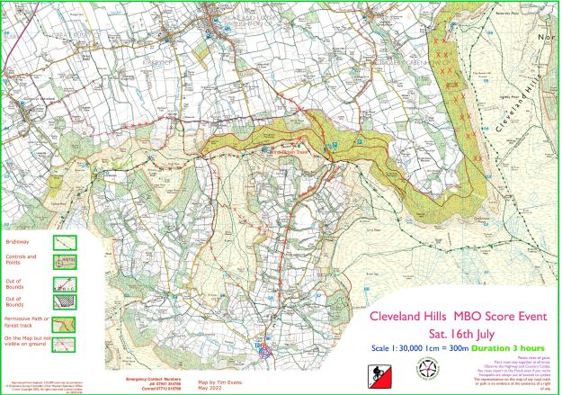 Course map 16th July