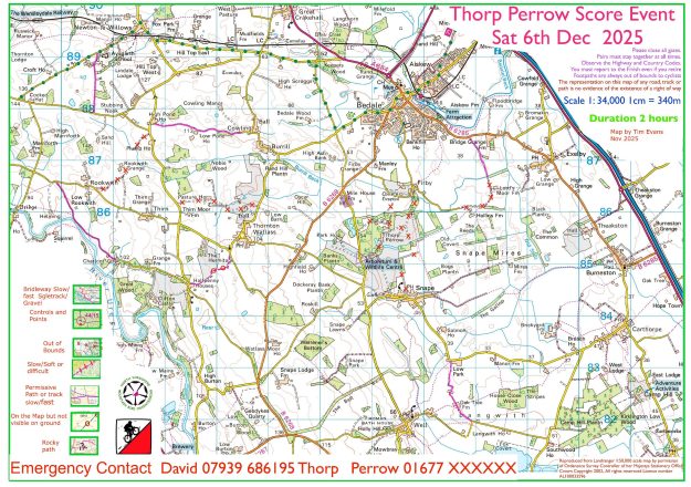 6th December Blank Map