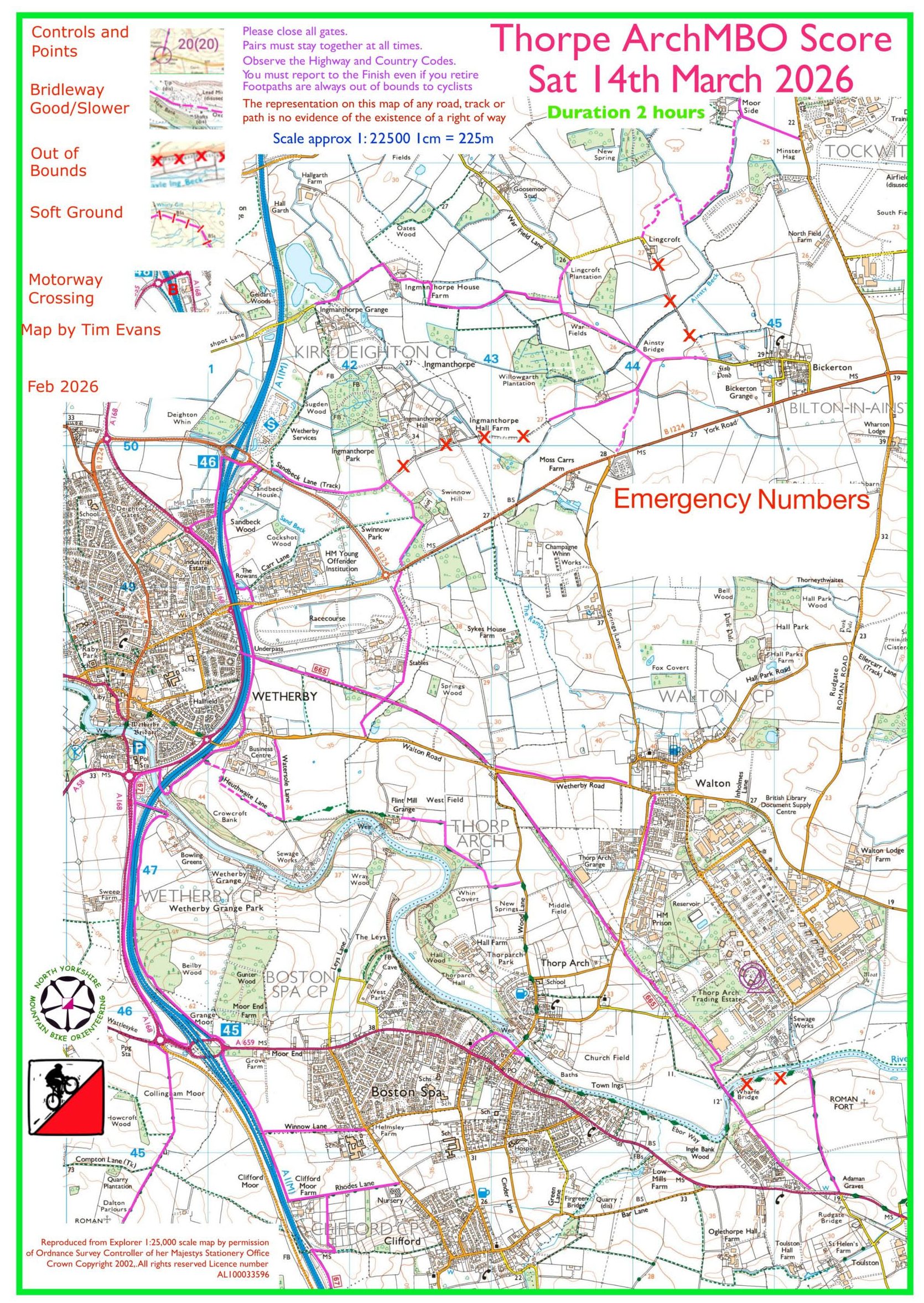 14 March 2026 - Thorpe Arch