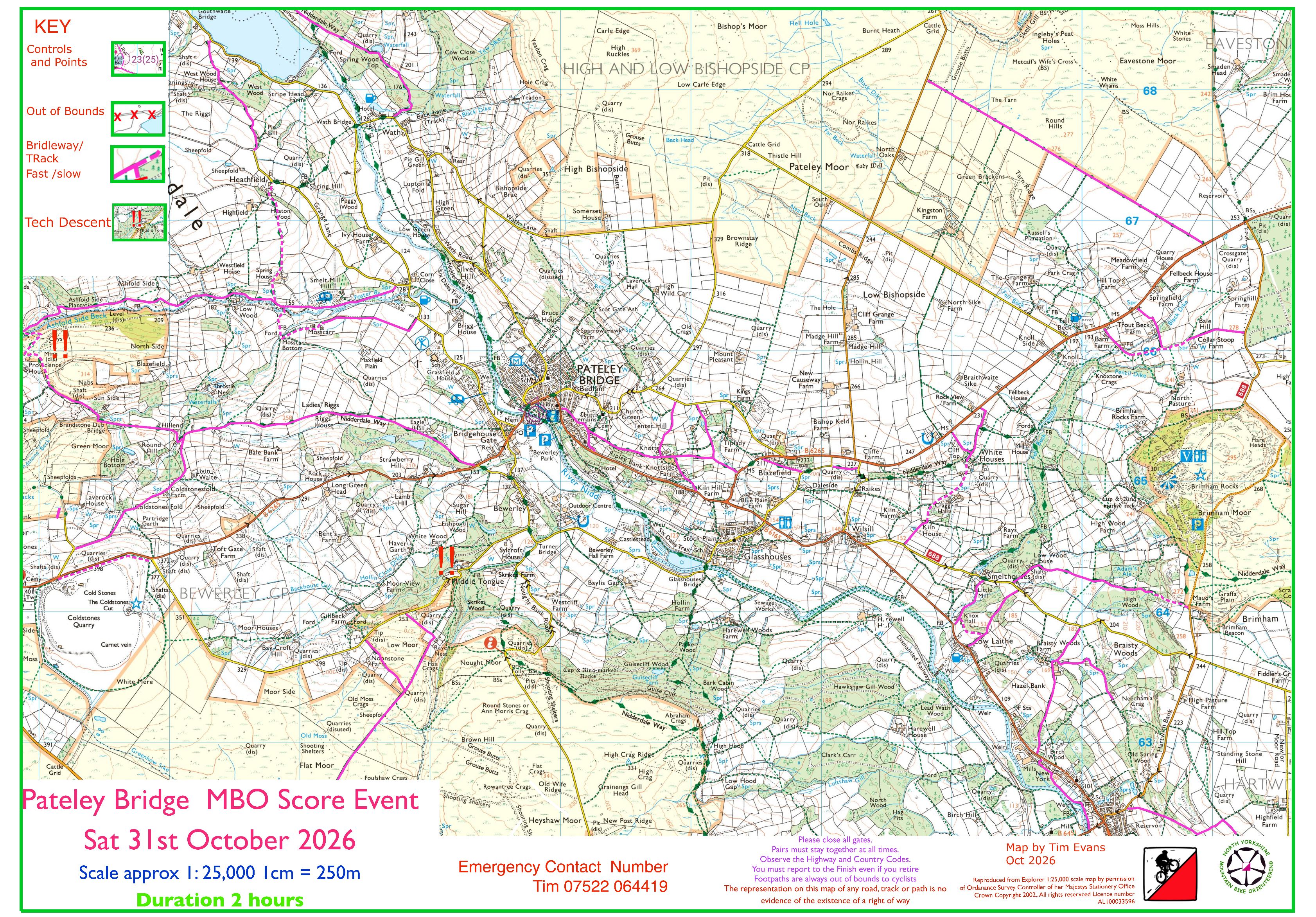 course map october